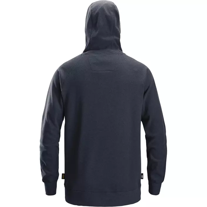 Snickers AllroundWork Polartec® frotté hoodie, Dark Navy Melange, large image number 1