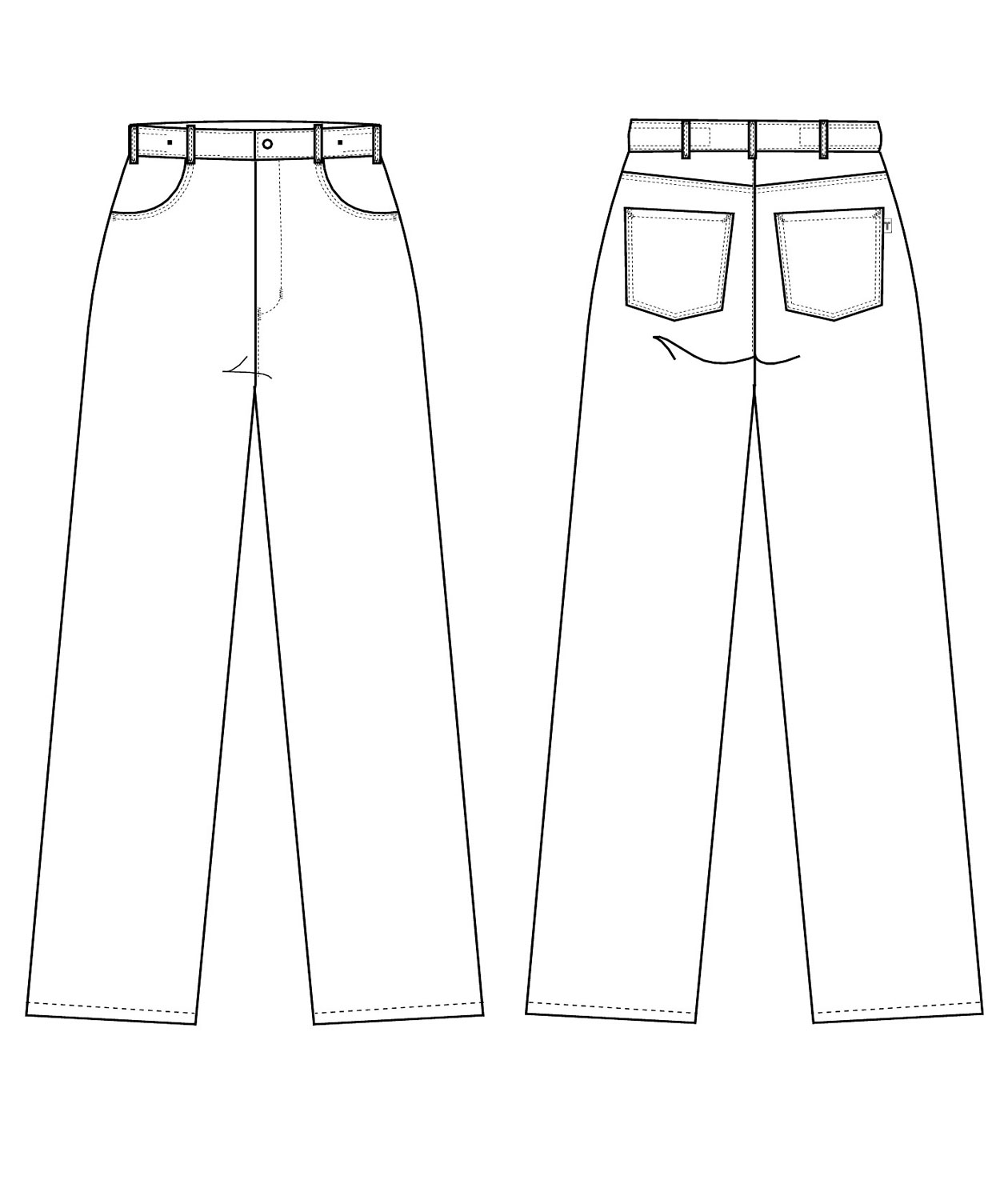 Kentaur jeans, Svart, large image number 3