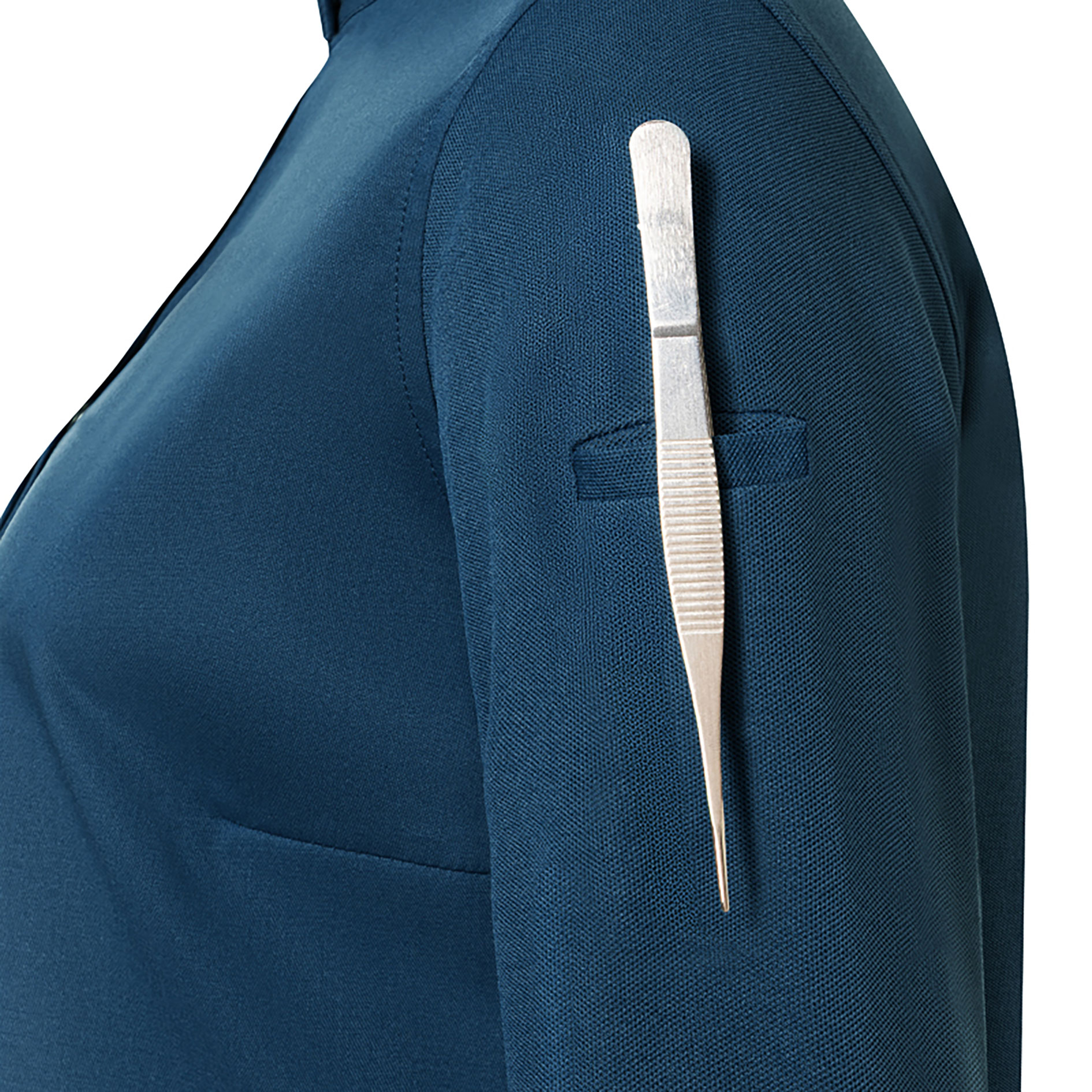 Karlowsky DIAMOND CUT&reg; Avantgarde women's chefs jacket, Steel Blue, large image number 5