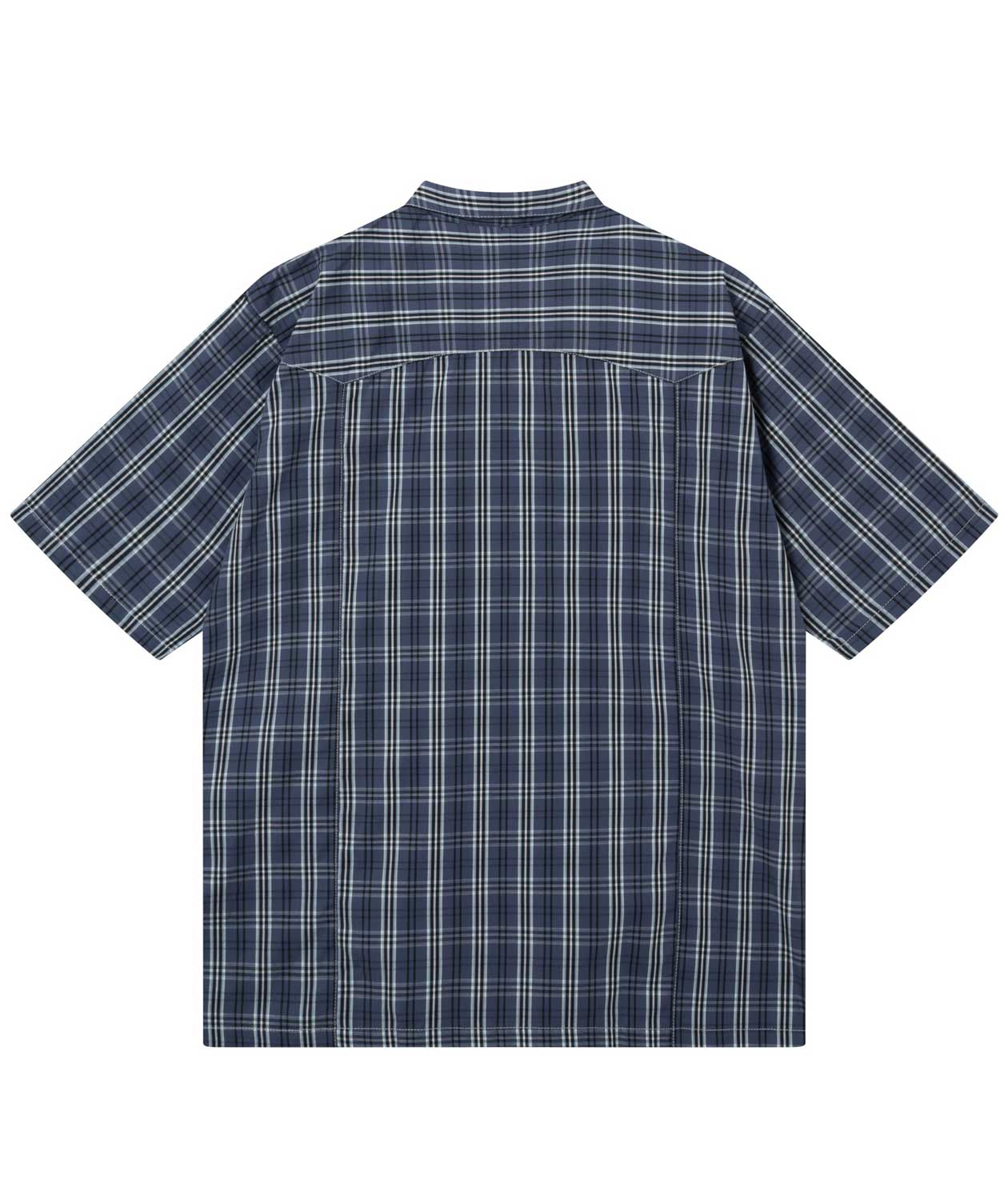 Kentaur kort&auml;rmad skjorta, Bl&aring;/Svart/Vit Rutig