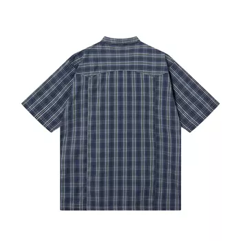 Kentaur kortermet  skjorte, Blå/Svart/Hvit Rutete