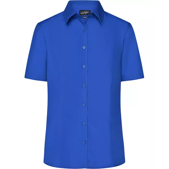 James & Nicholson kurzärmeliges Modern fit Damenhemd, Königsblau, large image number 0