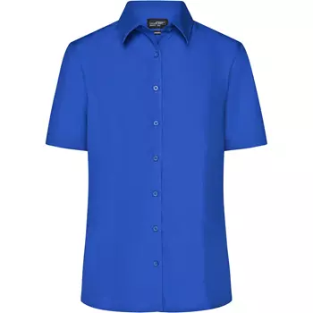 James & Nicholson kurzärmeliges Modern fit Damenhemd, Königsblau