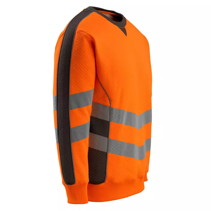 Mascot Safe Supreme Wigton sweatshirt, Hi-vis Orange/Mørk antracit, large image number 3