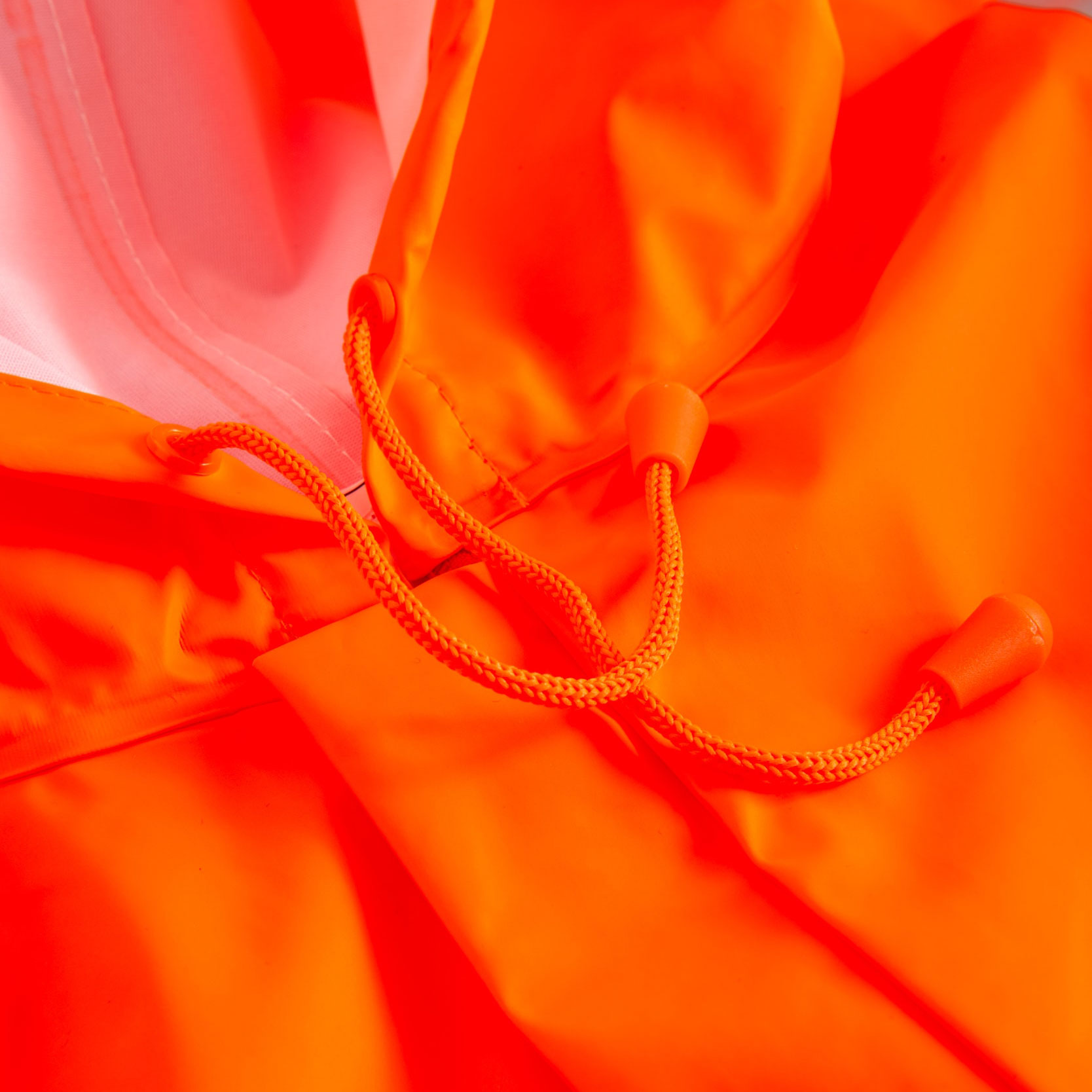 Lyngs&oslash;e Multinorm PU rain jacket, Hi-vis Orange, large image number 2