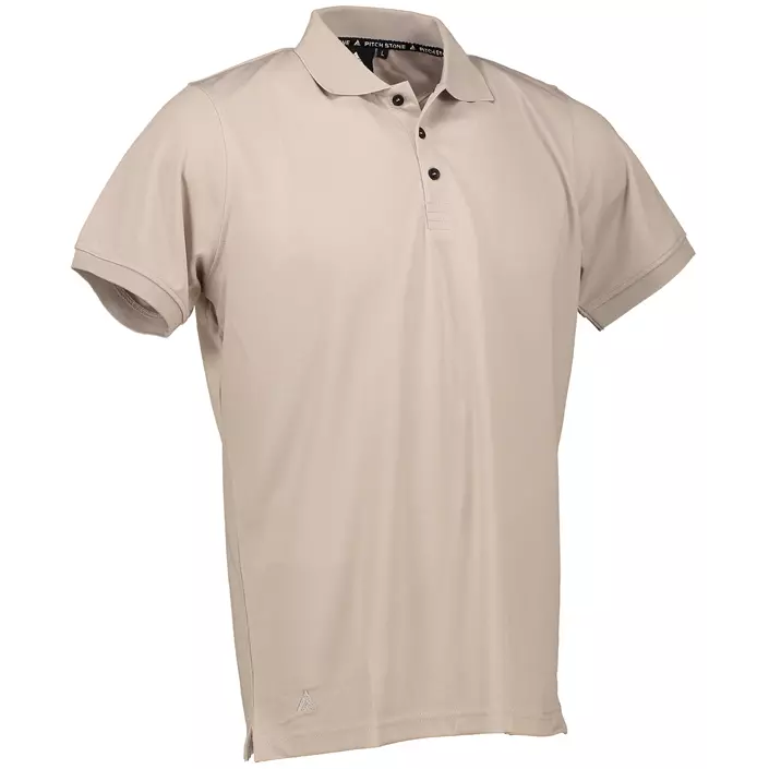 2. Sortering Pitch Stone polo T-shirt, Sand, large image number 0