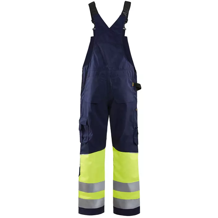 Blåkläder arbeidselebukse, Marine/Hi-Vis gul, large image number 1