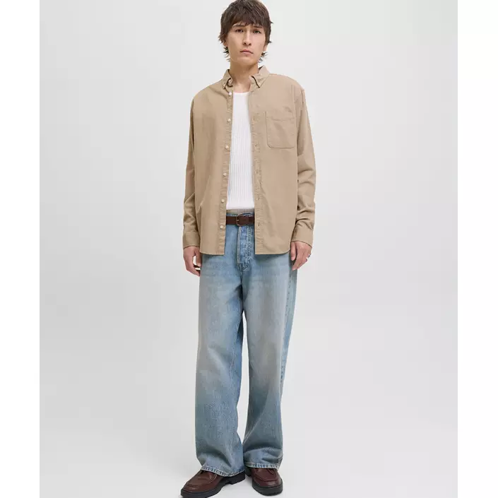 Jack & Jones JJECLASSIC Corduroy skjorta, Crockery, large image number 5