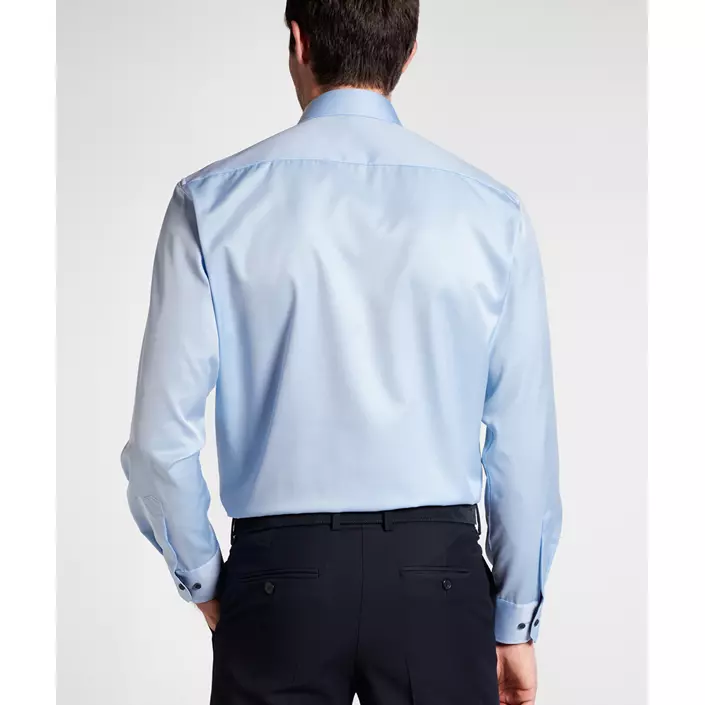 Eterna Cover Comfort fit skjorta med kontrast, Ljus Blå, large image number 2