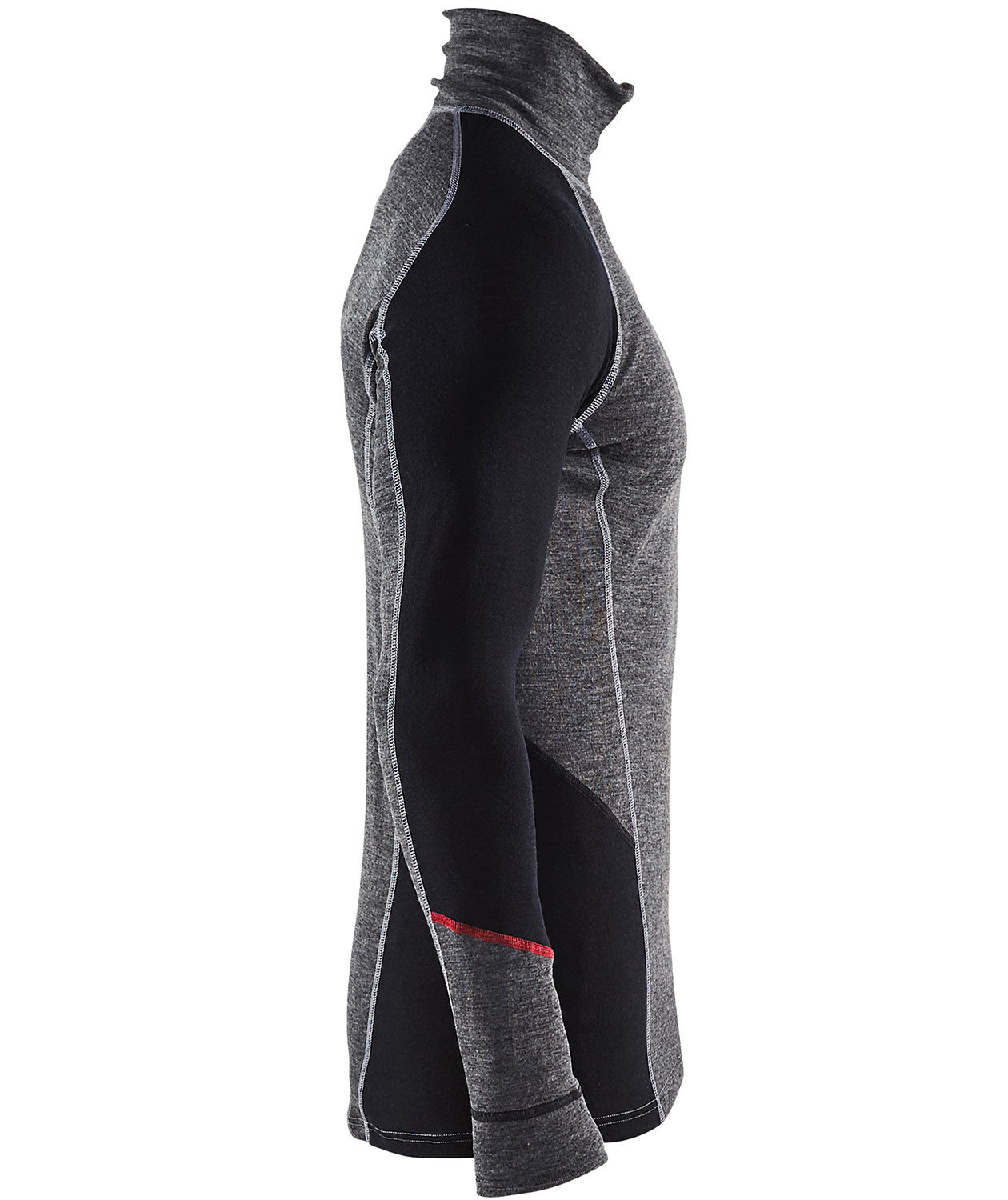 Bl&aring;kl&auml;der XWARM undershirt with merino wool, Grey/Black, large image number 3