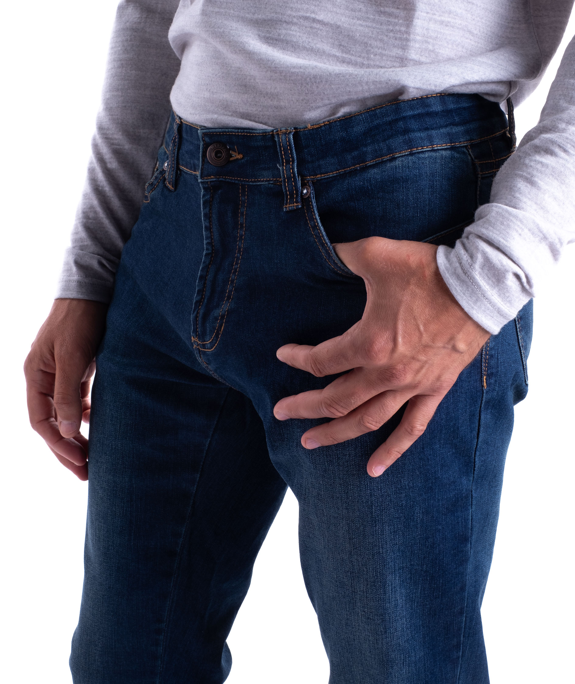 Westborn Regular Fit jeans, Denim blue washed, large image number 5