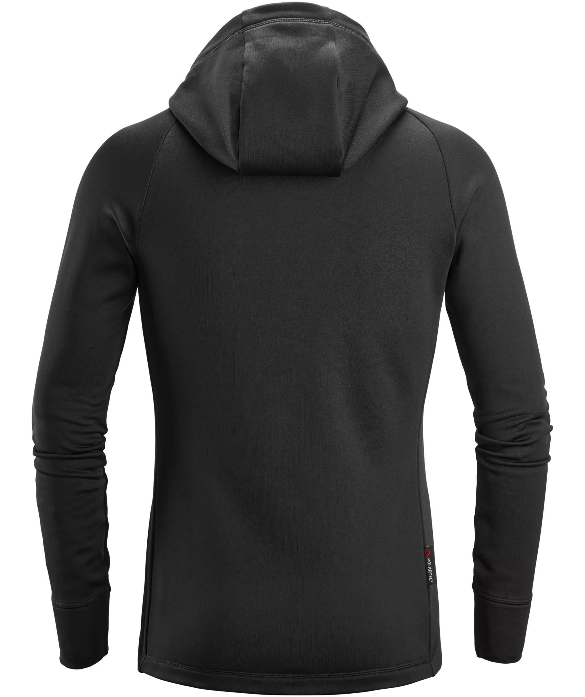 Snickers Flexiwork Polartec&reg; h&aelig;ttetr&oslash;je med lynl&aring;s 8026 full stretch, Black, large image number 1