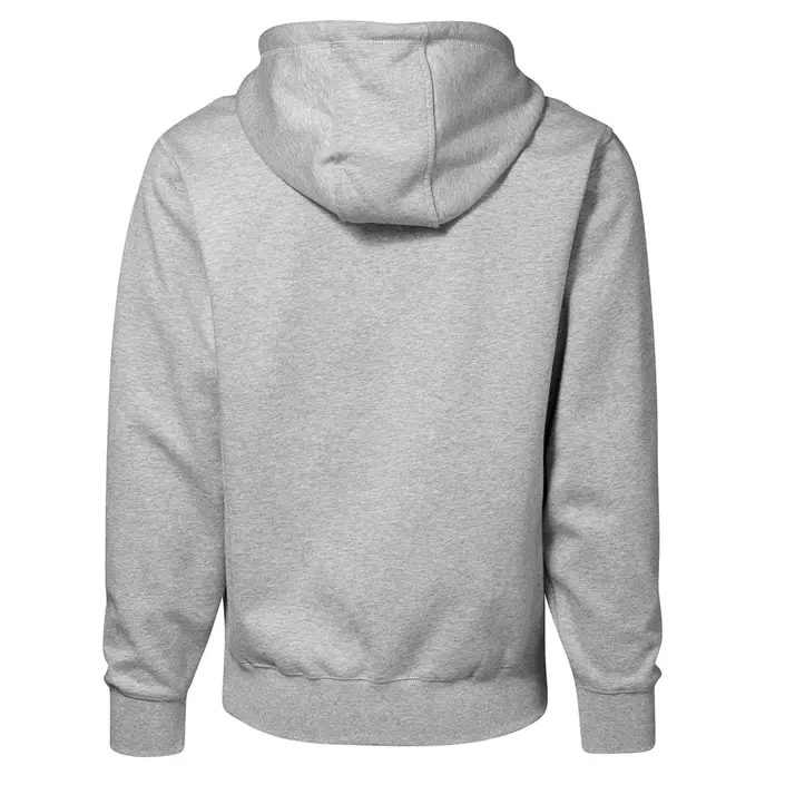 ID bonded hoodie with full zipper, Grey Melange, large image number 2
