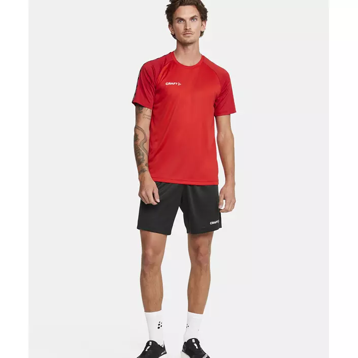 Craft Squad 2.0 Contrast Jersey T-skjorte, Bright Red-Express, large image number 1