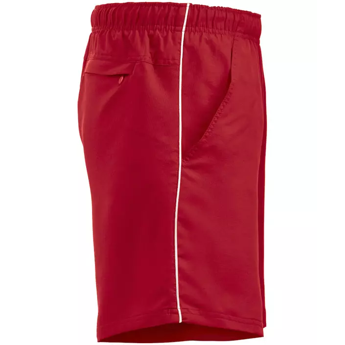 Clique Hollis sport shorts, Red/White, large image number 3