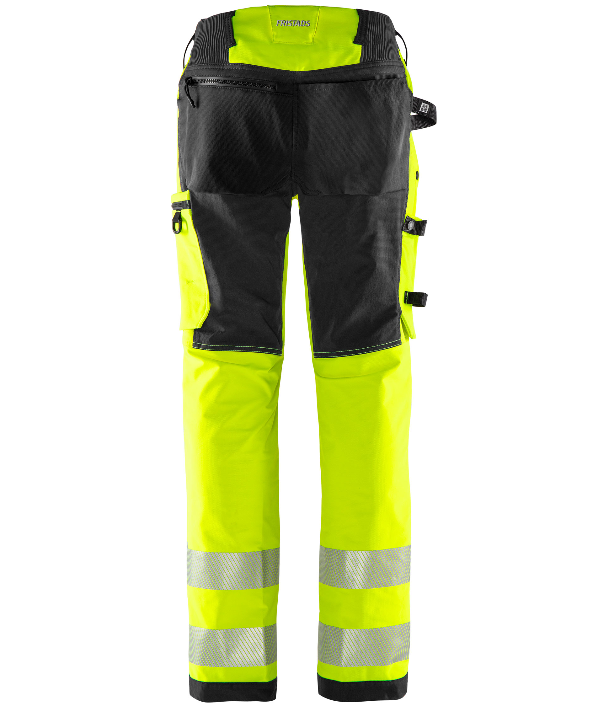 Fristads Green 2665 GSTP arbetsbyxa dam full stretch, Varsel Gul/Svart, large image number 2