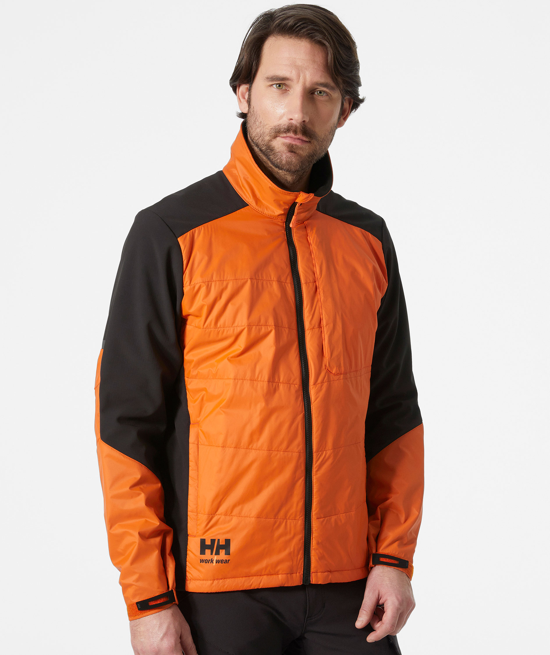 Helly Hansen Kensington vadderad jacka, Dark orange/Black, large image number 1