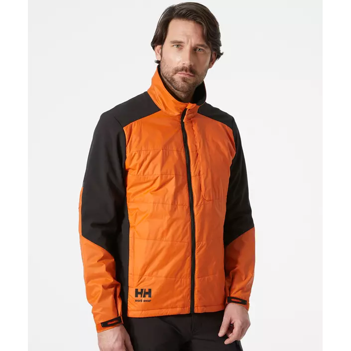 Helly Hansen Kensington vatteret jakke, Dark orange/Black, large image number 1