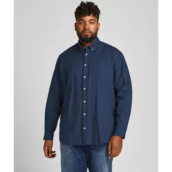 Jack & Jones JJEOXFORD Plus Size Regular Fit Hemd, Navy Blazer