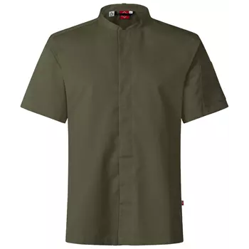 Segers 1097 short-sleeved chefs shirt, Olive green