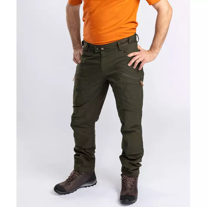 Pinewood Lappland Expert bukser, Moss green, large image number 3