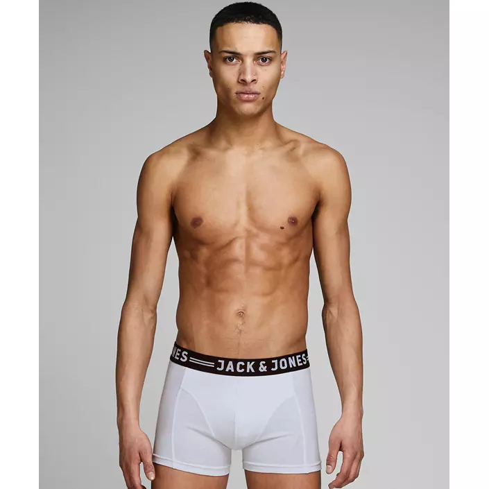 Jack & Jones Sense 3-pack boxershorts, White/grey/black, large image number 1