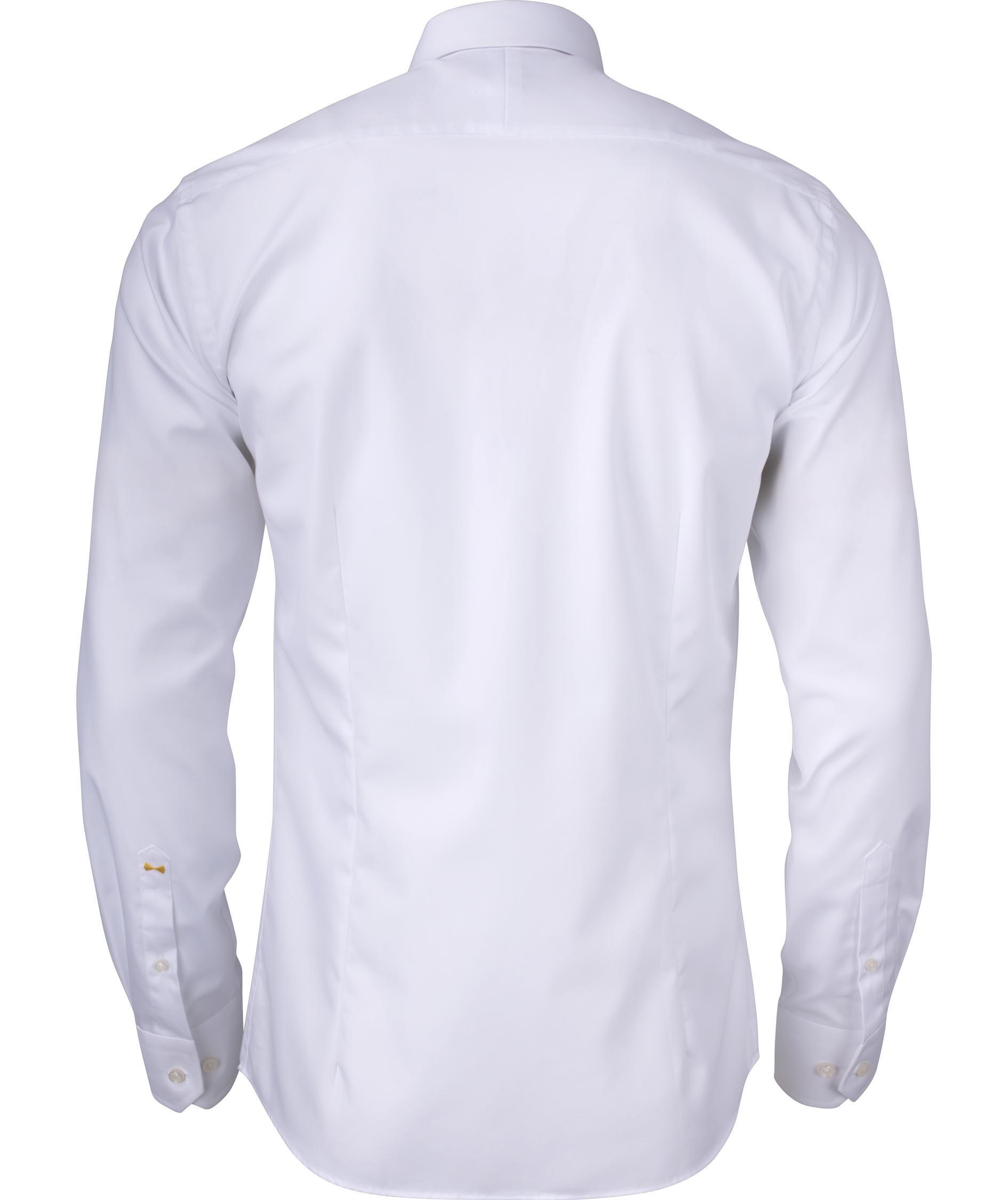 J. Harvest & Frost Twill Yellow Bow 50 slim fit shirt, White, large image number 1