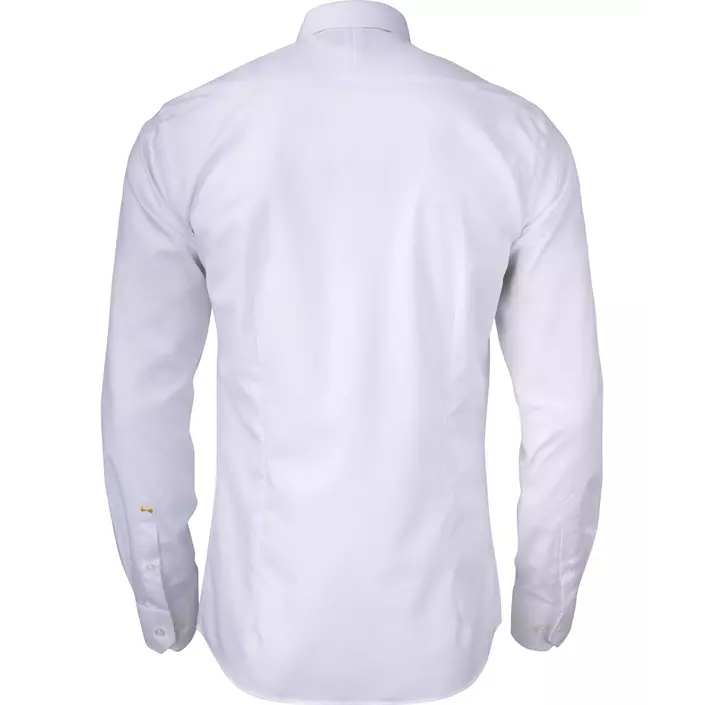 J. Harvest & Frost Twill Yellow Bow 50 slim fit skjorte, Hvid, large image number 1
