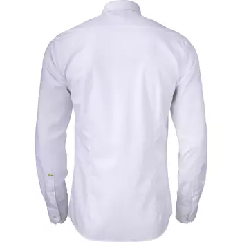 J. Harvest & Frost Twill Yellow Bow 50 slim fit skjorte, Hvid
