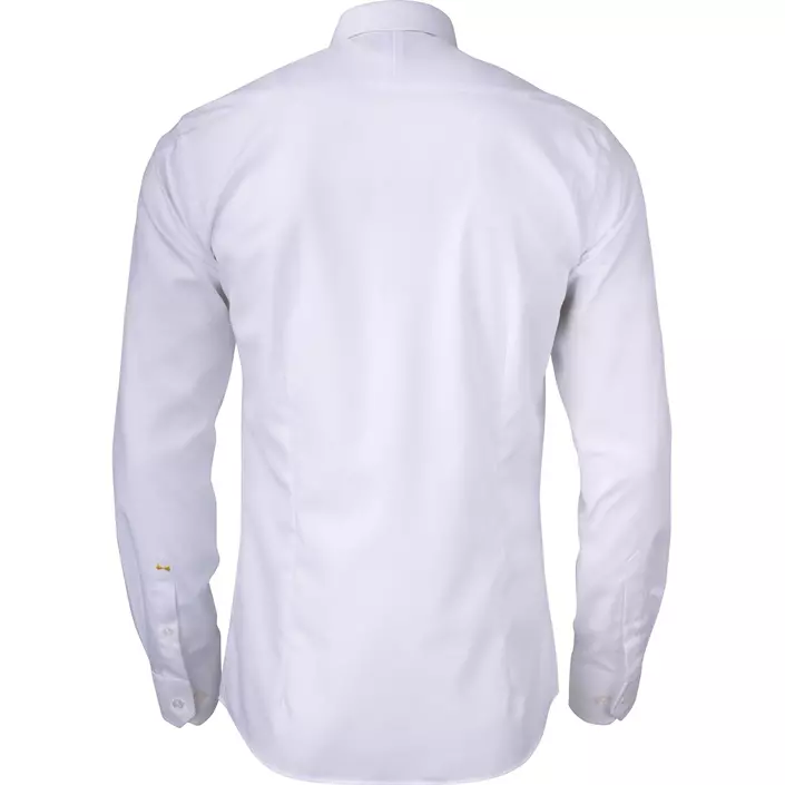J. Harvest & Frost Twill Yellow Bow 50 slim fit skjorte, Hvit, large image number 1