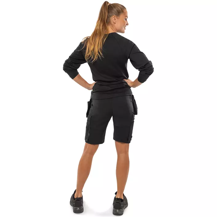 Fristads women's craftsman shorts 2601 GLWS, Black, large image number 3