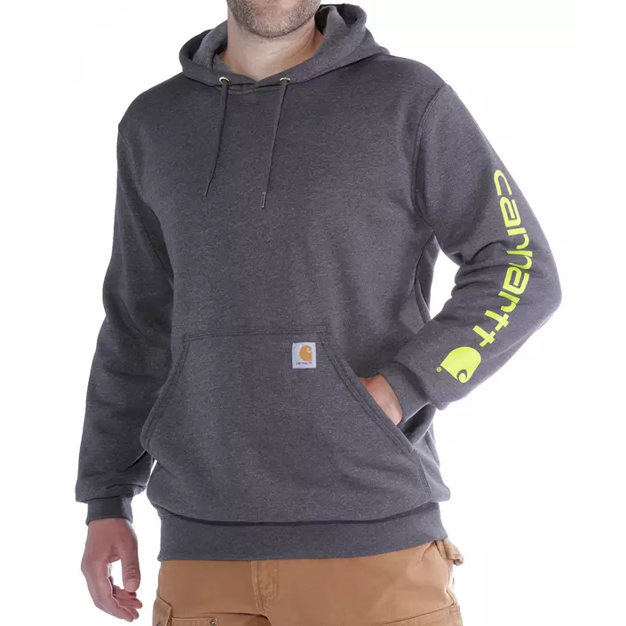 Carhartt Midweight Hoodie, Carbon Heather, large image number 2