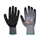 Portwest DermiFlex work gloves, Black/Grey, Black/Grey, swatch