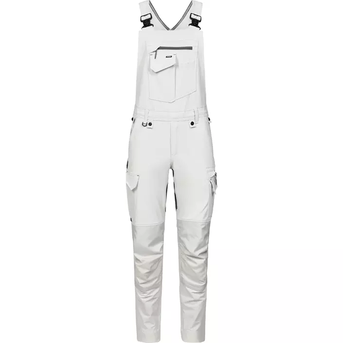 Engel Entire hängselbyxa full stretch, Bone White/Anthracite Grey, large image number 0