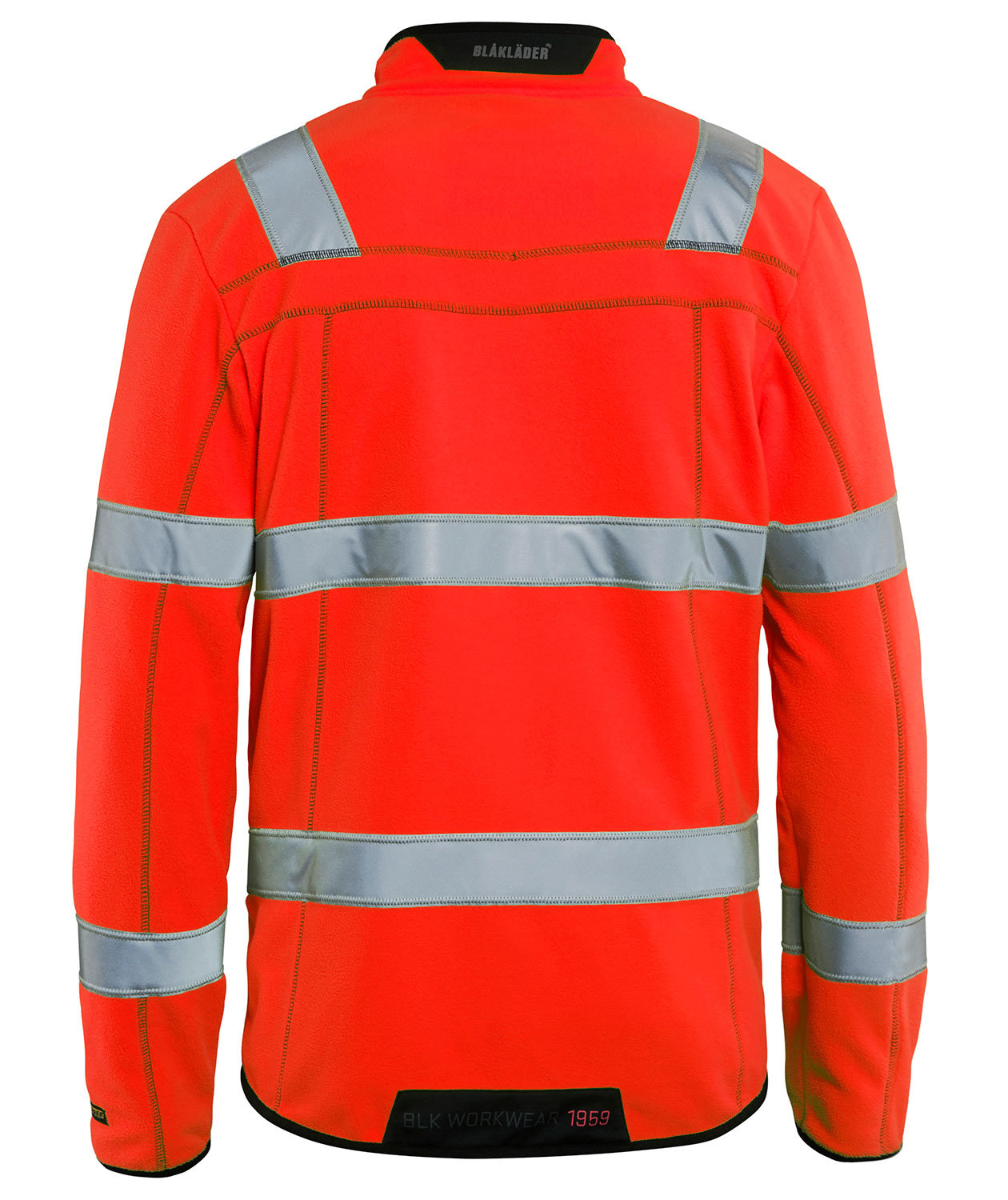 Bl&aring;kl&auml;der microfleece jacket, Hi-Vis Red, large image number 1