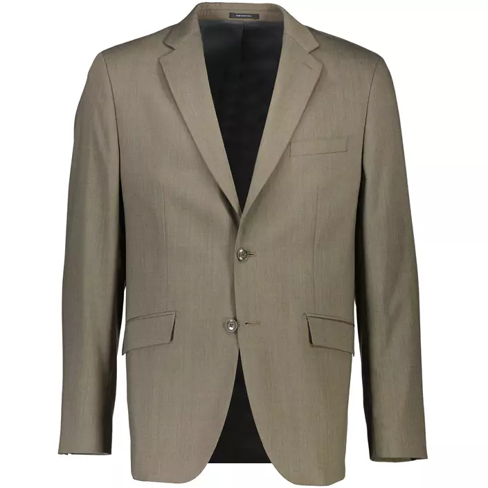 Lindbergh Modern fit kavaj med ull, DK Sand Mel, large image number 0