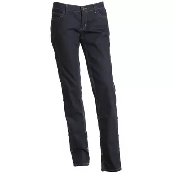 Nybo Workwear Jazz dame jeans med ekstra benlengde, Mørk Denimblå