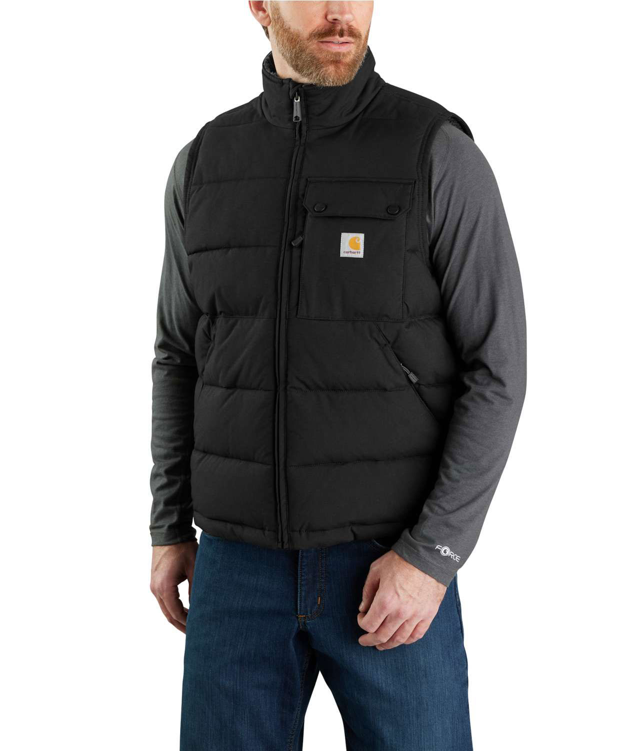 Carhartt Midweight fodrad v&auml;st, Svart