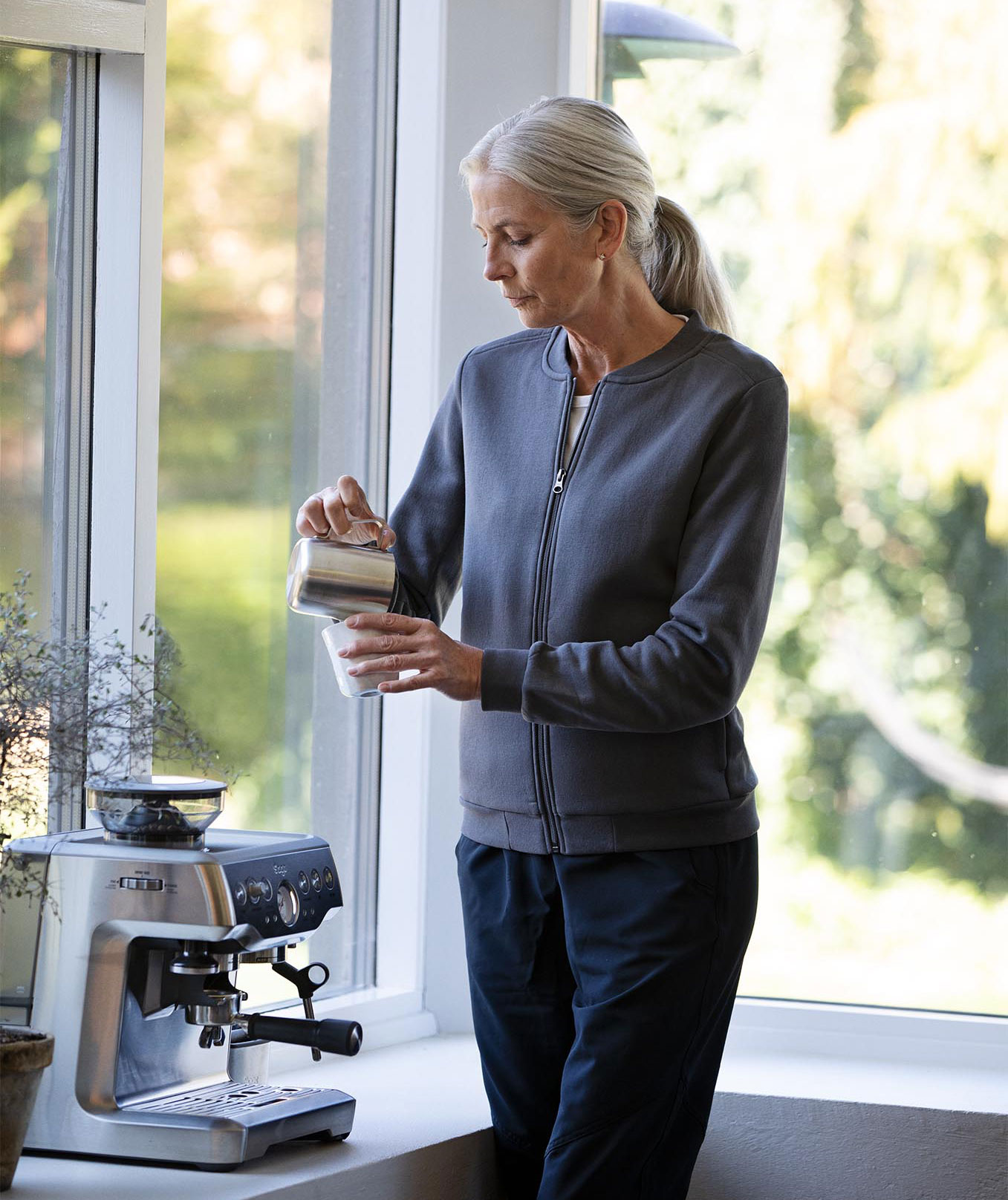 ID PRO Wear Damen Cardigan, Silver Grey