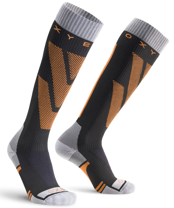 Oxyburn Dry Skidstrumpor, Black orange