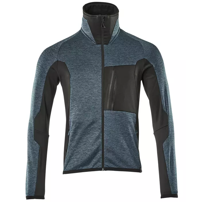 Mascot Advanced fleece sweater with zip, Dark Petrolium/Black, large image number 0