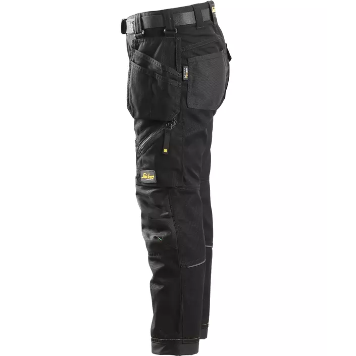 Snickers FlexiWork Junior trousers 7505, Black, large image number 2