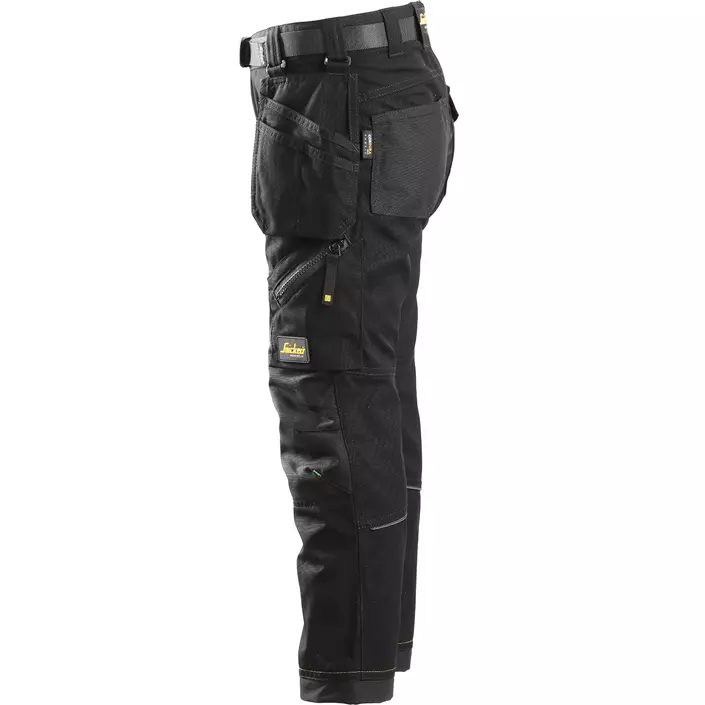Snickers FlexiWork Junior trousers 7505, Black, large image number 2