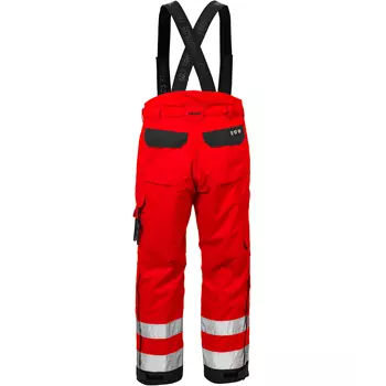 Fristads Airtech® winter trousers 2035, Hi-vis Red/Black
