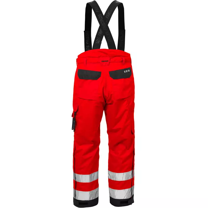 Fristads Airtech® winter trousers 2035, Hi-vis Red/Black, large image number 1