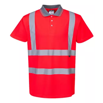 Portwest polo shirt, Hi-Vis Red