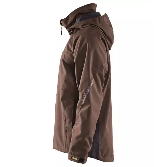Blåkläder Unite winter jacket, Brown/Black, large image number 3