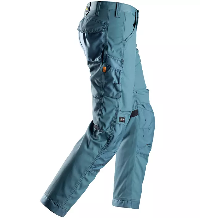 Snickers AllroundWork work trousers 6301, Petrol Blue, large image number 3