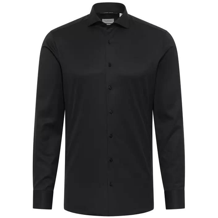 Eterna Cover super slim shirt, Black, large image number 0