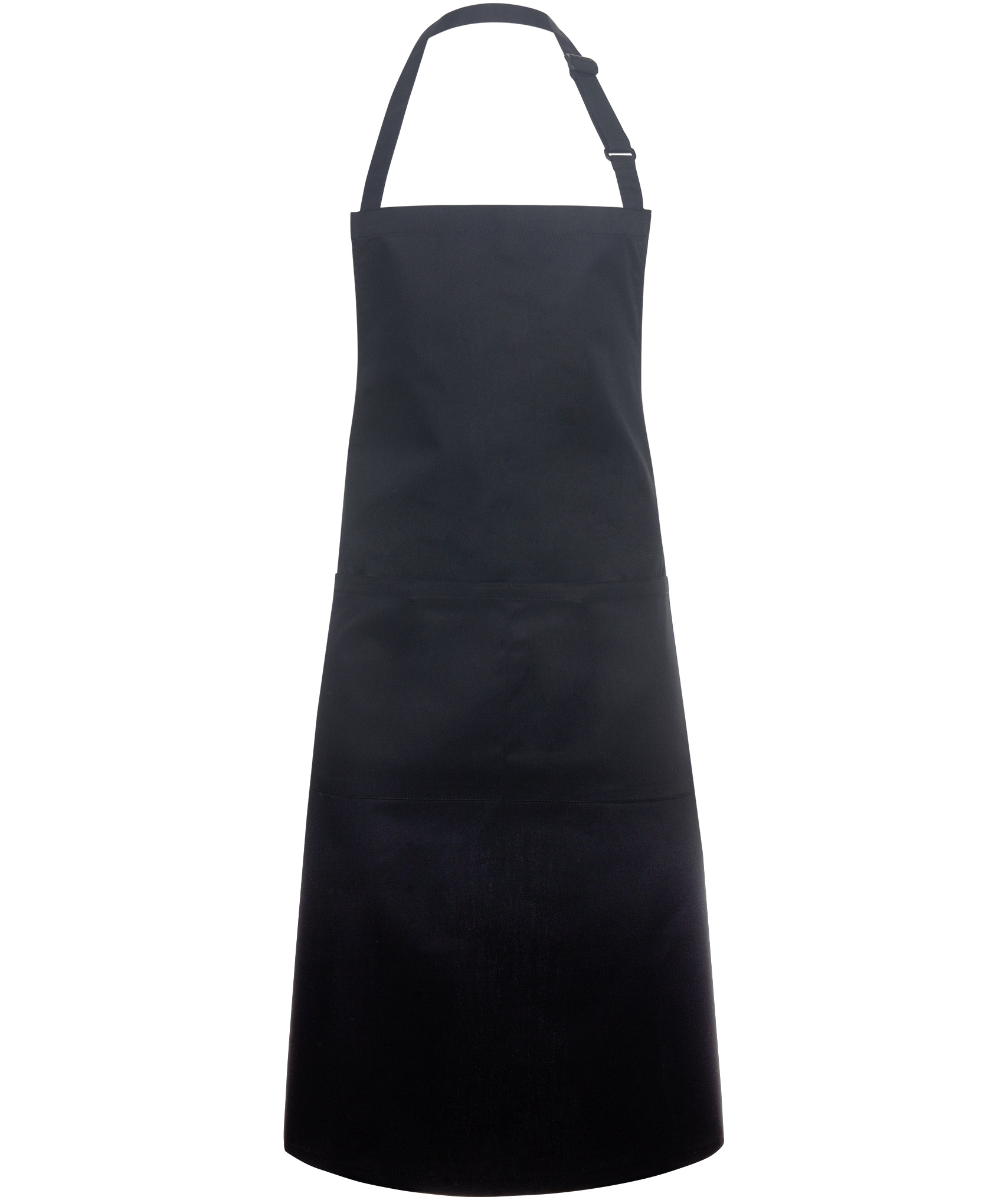 Karlowsky oversized apron w/pocket, Black, Black, large image number 0